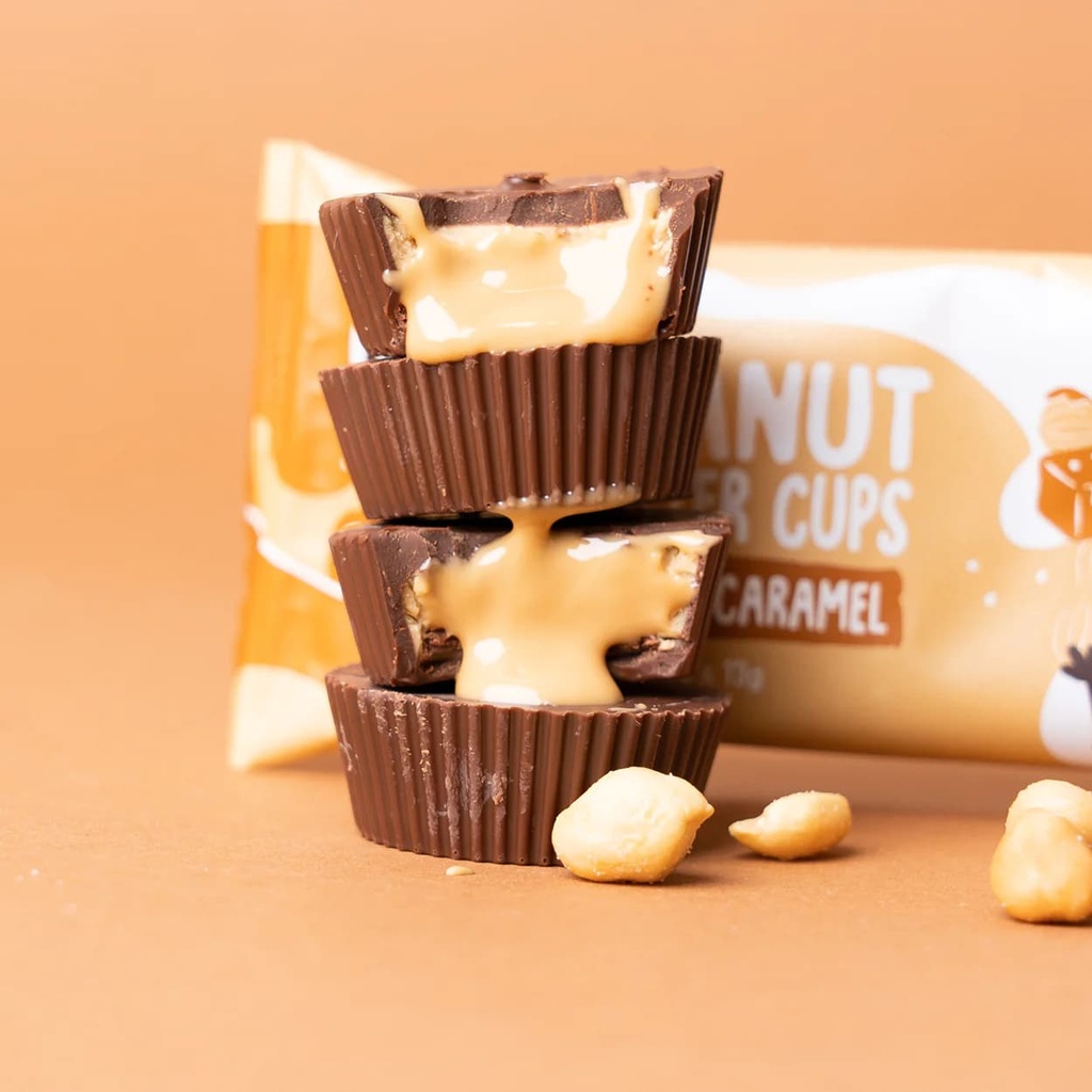 Naughty Nuts Butter Cups relleno de cacahuete y caralmelo salado