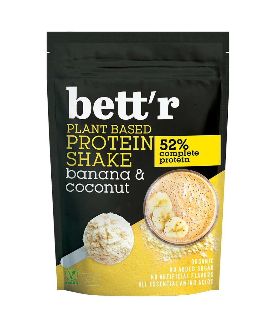 BETT'R Protein Shake Platano Coco 450g BIO