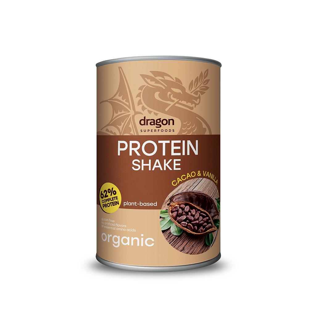 DRAGON Protein Shake Cacao Vainilla 500g BIO
