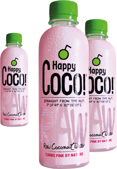 HAPPY COCO Pack Agua de coco 3x250ml
