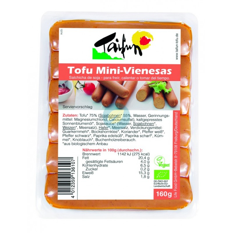 TAIFUN Salchichas Mini-Vienesas 160g