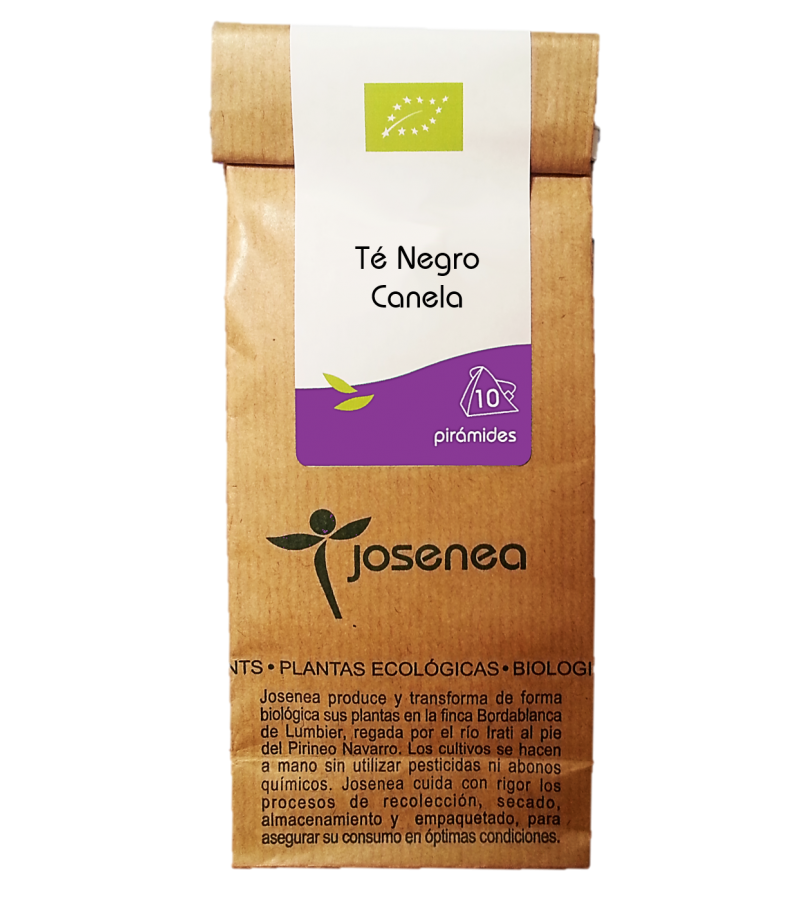 JOSENEA Te Negro con Canela 10 piramides