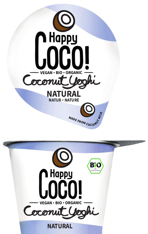 HAPPY COCO Yoghi Natural 330g BIO/Organic 