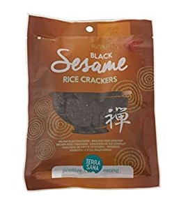 TERRA SANA Crackers de Arroz con Sesamo Negro 60g