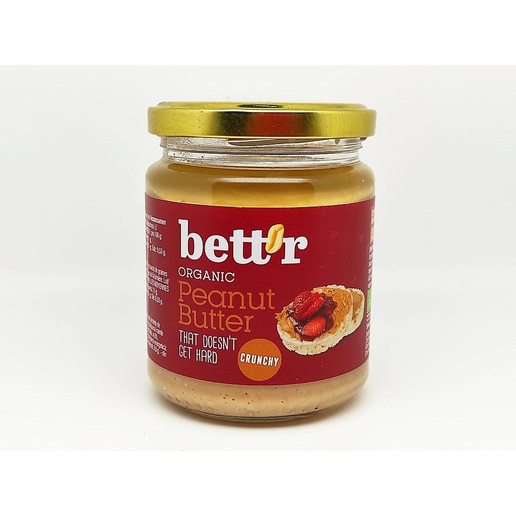 BETTR Crema de Cacahuete Crunchy BIO 250g