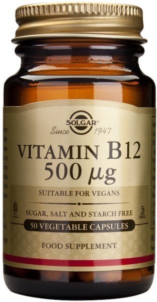 SOLGAR Vitamina B12 500mg 50 cap.