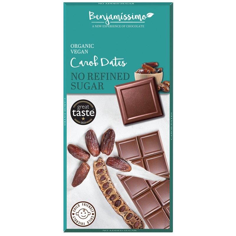 BENJAMISSIMO Tableta de Cacao con Algarroba 70g