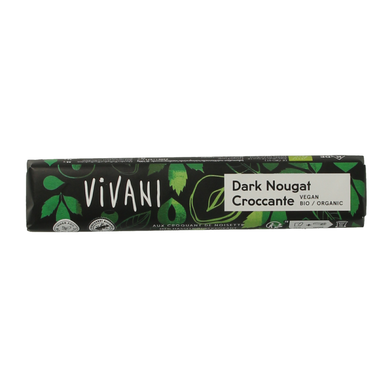 VIVANI Barrita de chocolate con praliné de avellana 35g