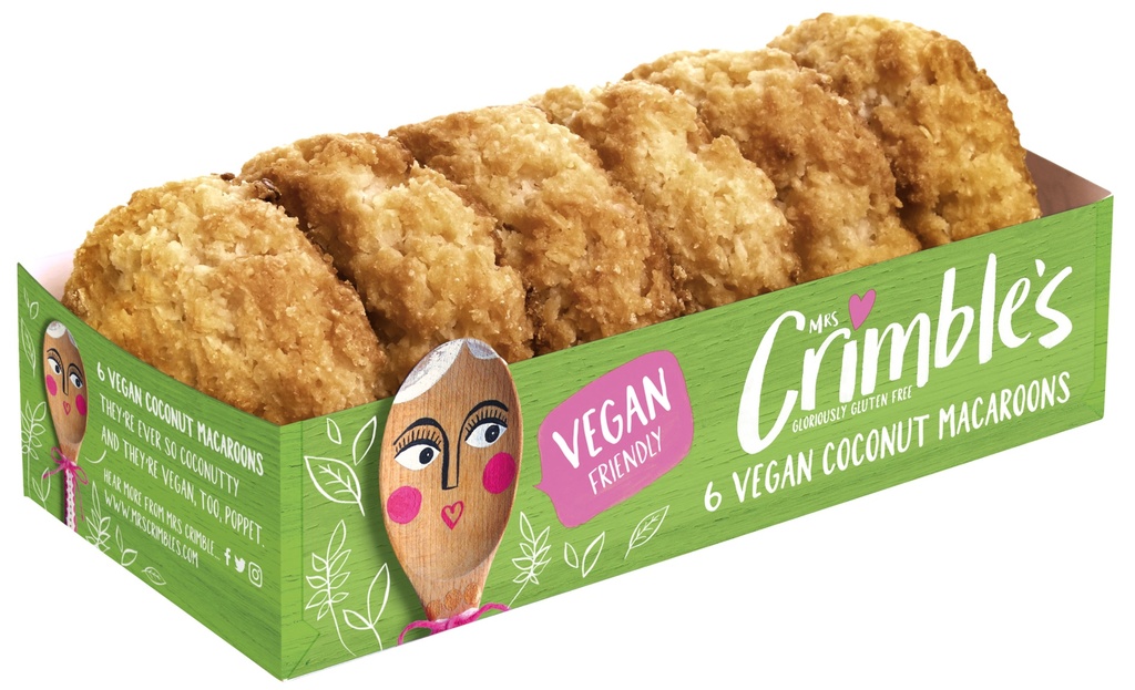 MRS CRIMBLE'S Macarons sin gluten 6 uds 195g