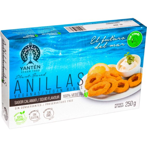YANTEN Anillas sabor calamar 250g
