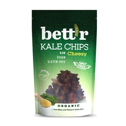 BETTR Chips de Kale Queso &amp; Pimienta 30g BIO
