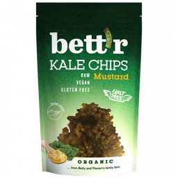BETTR Kale Chips Mostaza &amp; Cebolla 30g BIO