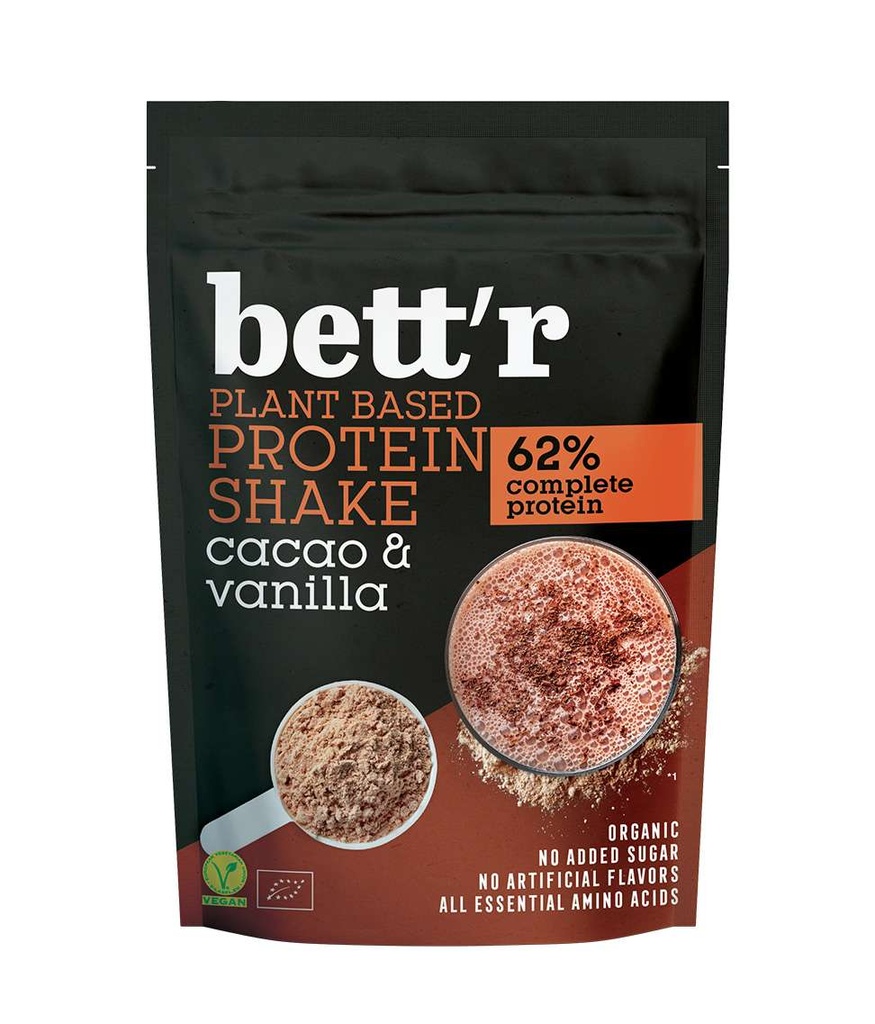 BETT'R Protein Shake Cacao Vainilla 500g BIO