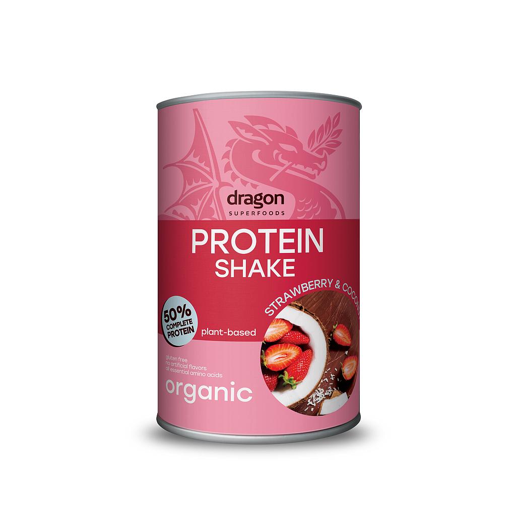 DRAGON Protein Shake Fresa Coco 500g BIO