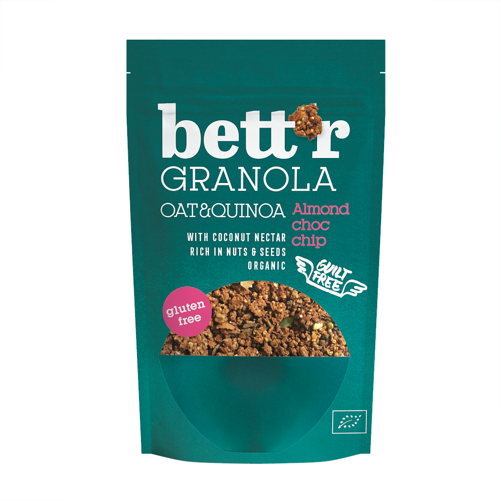 BETTR Granola Almendra choco chip 300g Gluten Free BIO