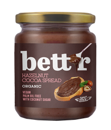 BETTR Crema de avellana y cacao 250g