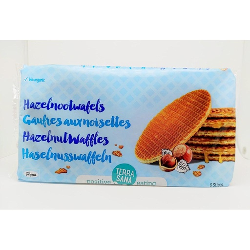 TERRA SANA Waffles Avellana 175g