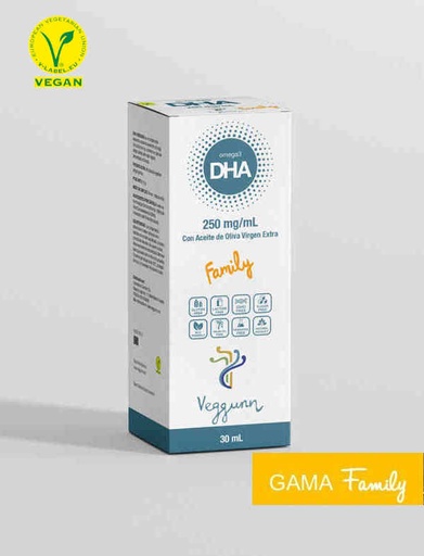 VEGGUNN Omega 3 Family DHA líquido 30 ml