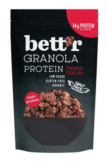 BETTR Granola Proteina con cacahuetes y cacao 300g Bio