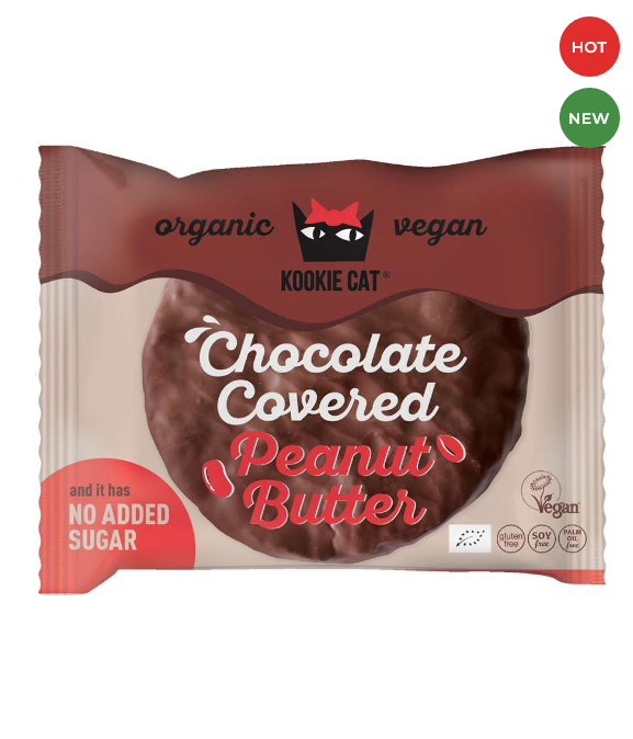 KOOKIE CAT Crema de Cacahuete cobertura Choco s/azúcar gluten free 50g BIO