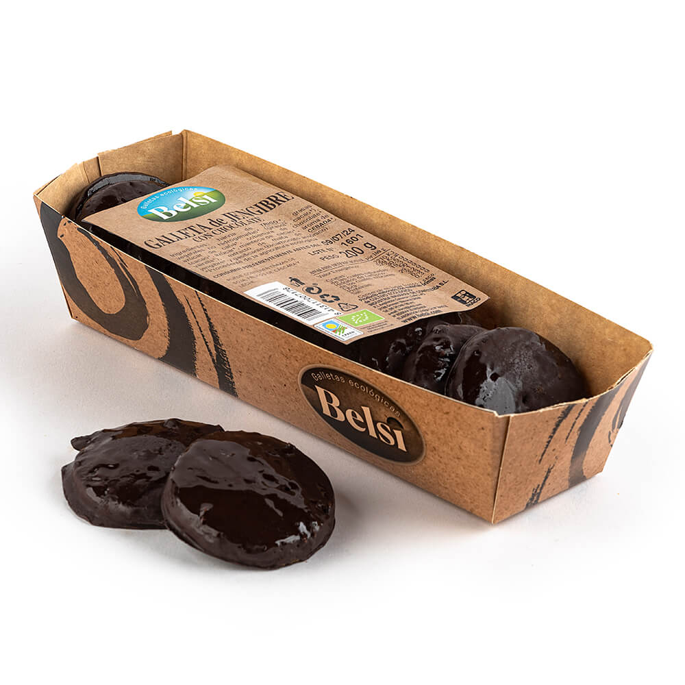 BELSI Galleta de jengibre con chocolate 200g