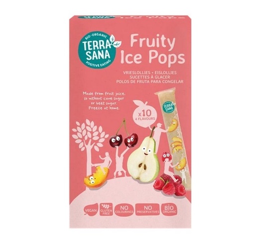 TERRASANA Polos de fruta 10 uds