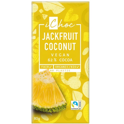 ICHOC Jackfruit coco 62% 80g
