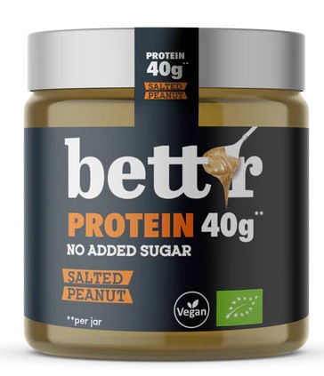 BETT'R Crema HIGH PROTEIN cacahuete caramelo salado BIO 250g