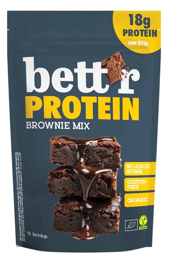 BETT'R Mezcla para brownie HIGH PROTEIN sin azúcar BIO 400g